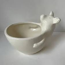 Source Unknown | Dining | Ceramic Pig Bowl Or Planter ...