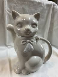 Vintage Cat T-Pot Crowning Touch Japan | eBay