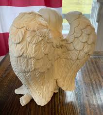 Vintage Girl Angel With Spread Wings Holding Nest Composite ...