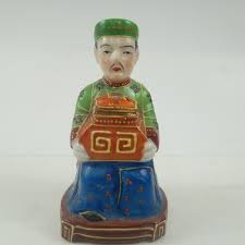 Vintage Incense Burner Japanese Satsuma Moriage Kneeling ...