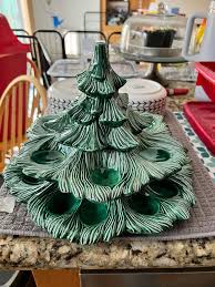 Thrift store find: deviled egg Christmas tree