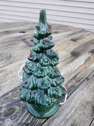 Vintage Ceramic Lighted 12" Christmas Tree | eBay Australia