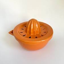 Vintage 1970's Handmade 2-piece Ceramic Juicer | Citrus ...