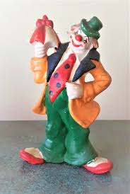 Vintage Ceramic Clown Statue Figurine 5.0" high | eBay