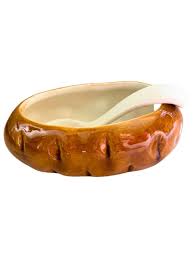 Ceramic Potato Serving Condiment Bowl Ceramic Spoon Set ...