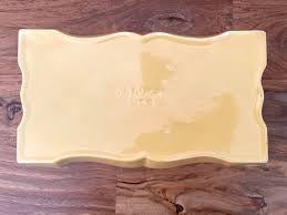 Vintage Bauer Pottery Yellow Rectangular Ruffled Flower Bowl - Etsy