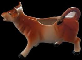 cow creamer white bell figural pitcher | Mercari