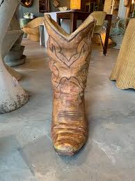Massive Concrete Cowboy Boot Planter at 1stDibs | large ...