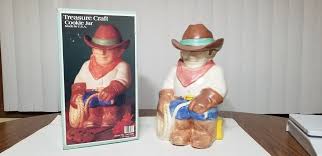 Vintage Treasure Craft Western Cowboy 14.5" Cookie Jar (New In Box) Shelf W1 | eBay