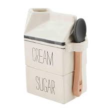 Bistro Stacking Cream & Sugar Set – Sisters Boutique & Gifts, Inc.