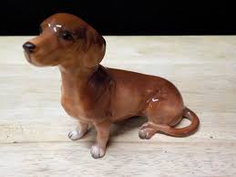 VINTAGE JAPANESE DACHSHUND FIGURINE A720 EXCELLENT PREOWNED CONDITION | eBay Australia