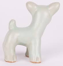 Denby Art Deco Green Glazed Art Pottery Lamb Figure For Sale at 1stDibs | denby lamb, denby franklin, bo smothers