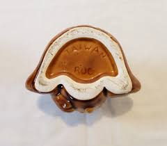 Bear Honey Pot Jar With Lid And Dipper Small Brown 3 Pieces Vintage | eBay