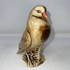 Vintage Bird Figurine Ceramic Made In Brazil #2053 Lusterware 6.5" Tall | eBay