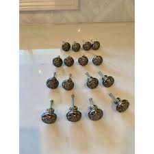 Metal Style Bouvet Round Rustic Knob in Old Silver 1 ...