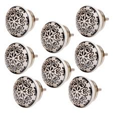 Set di 8 pomelli per mobili in ceramica Mandala Energy ...