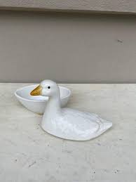 Majolica Goose Tureen, circa 1950 For Sale at 1stDibs