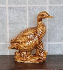 Vintage Duck Figurine | Ceramic Golden Mallard Statue | Retro Bird Sculpture | Home Office Decor | Collectable Bird Art - Etsy Denmark