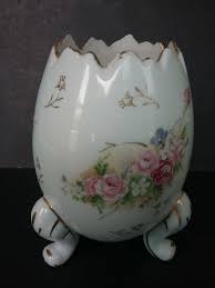 VTG 1962 INARCO Pink Hand Painted Footed Open Top Egg Vase Gold Gilt EUC RETIRED | eBay