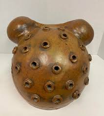 Loet Vanderveen Studio Pottery Frog | Chairish