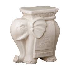 World Menagerie Bromwich Elephant Crackle Garden Stool & Reviews | Wayfair