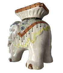 Original 1960s Italian Hand-Painted Ceramic Elephant Garden ...