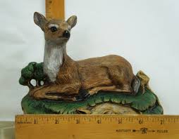 Ceramic Deer Figurine/doe and Fawn/ceramichrome/baby Deer ...