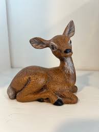 Beautiful Vintage Ceramic Fawn - Etsy
