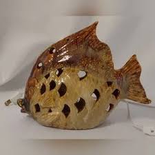 Accents | Beautiful Ceramic Tropical Fish Table Lamp Euc | Poshmark