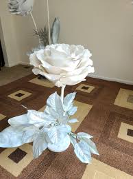 Oversized EVA Foam Rose: 22-24" Custom Color, Tall Stem - Etsy