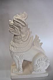 Ready to Paint Ceramic Foo Dog.ceramic Bisque Foo Dog Statues.painted by You Own .olga's Treasures Shop - Etsy Canada