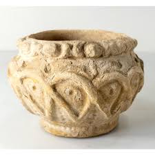 Pre-18th Century Ancient Style Pottery or Stoneware Vessel | Chairish