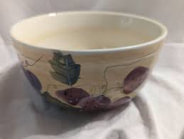 Zrike Soup And Cereal Bowl, Fruit Themed, Hand Painted - PRE ...