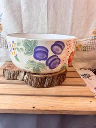 Gibson Designs Home "fruit Grove" Ceramic Large Serving Bowl ...