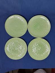 Noemi Ceramiche 9" Green Salad Plates (4) | eBay