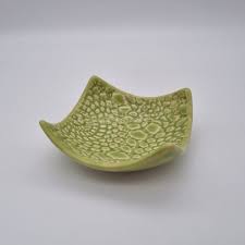 Green Lace Dish — Fiachra Crowley Artist