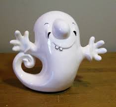 Ceramic Ghost Family -toothy Ghosts -vintage Halloween -3" & 5 1/2 " Tall -ghost Figurine -retro Halloween Novelty- AS IS - Etsy