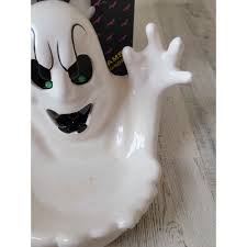 NVU Het leeft! Ghost candy dish AS IS boo halloween interieur - Etsy België