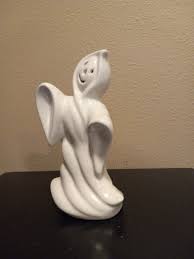 Vintage Ceramic 8" Spooky Ghost Figure | Mercari