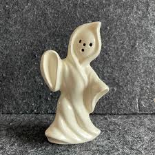 Vintage Halloween Ceramic Ghost 5" Statue | Mercari