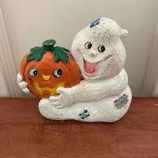 Vintage Halloween Ghost Jack O'lantern Home Decor ...