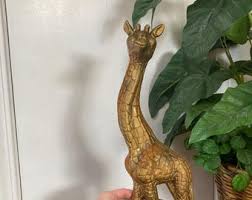 Homco Plastic Giraffe Wall Hanging - Etsy