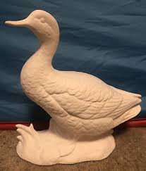 CERAMIC BISQUE DUCK,Medium U-PAINT 7” T | eBay