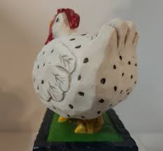 David Frykman "The Barnyard" Chicken Folk Art Figure 2000 DF5023 | eBay