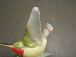 vintage 1987 geo. z. lefton bird and flower figurine 05921