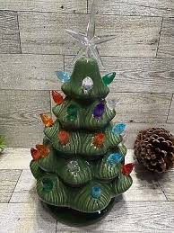 Christmas Tree ceramic lighted 8.9” | eBay
