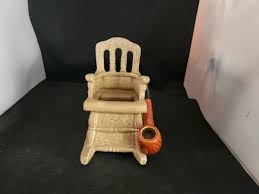 Vintage Lefton Rocking Chair Pipe Planter 1220 | eBay