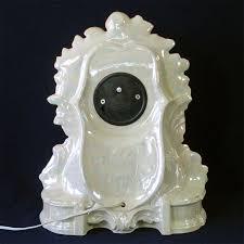 Copperton Lane: Ceramic Cherubs Clock Newell Studios 1967, Clocks, 15663