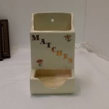 unbranded | Kitchen | L S Vintage Match Holder Porcelain ...