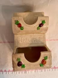 Made in Japan ~ 1930's Ceramic Match Holder/hanger ~ Kitchen ...